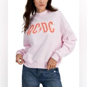 AC/DC Light Pink High Voltage Tour Tee